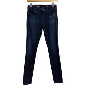AG Adriano Goldschmied Legging Ankle Jeans Womens 26R Blue Super Skinny Casual
